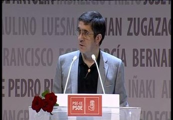 Patxi López acusa al PP de "presionar" a la Justicia