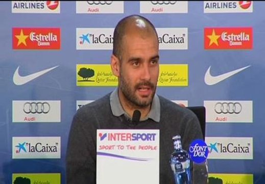 Guardiola: Mañana nos jugamos la Liga