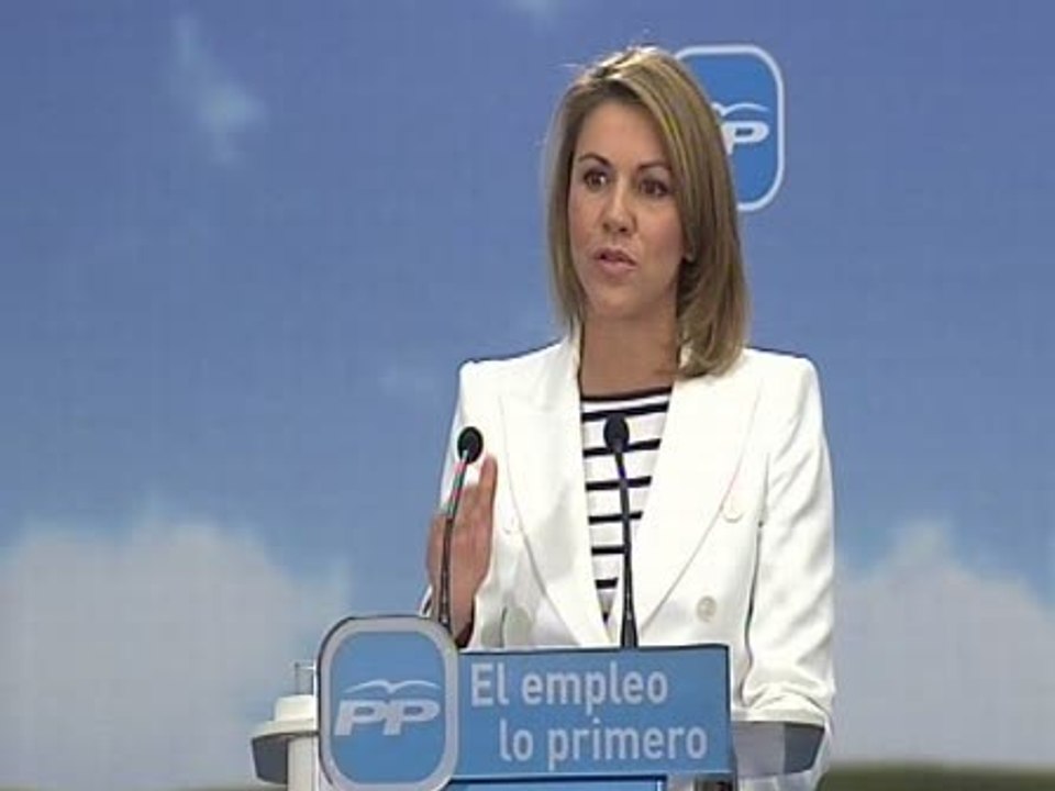 Cospedal: "Queremos unas elecciones libres"