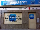El PP denuncia pintada en su sede de Mérida