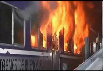 El cierre de una línea de tren provoca importantes destrozos en Argentina