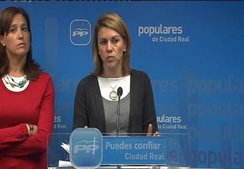 Cospedal: "El Gobierno nos quiere condenar un año más a unas expectativas y perspectivas que no existen"
