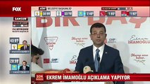 Ekrem İmamoğlu oy oranını açıkladı: Yıldırım’ın önünde