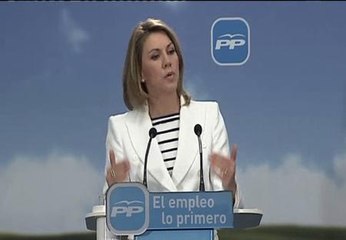 Cospedal: "Hay que tener todo lo legalmente posible para que ETA no esté en las elecciones"