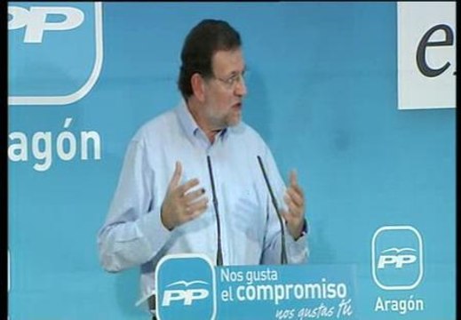 Rajoy califica de poco prudente el anuncio de Zapatero sobre la inversión china