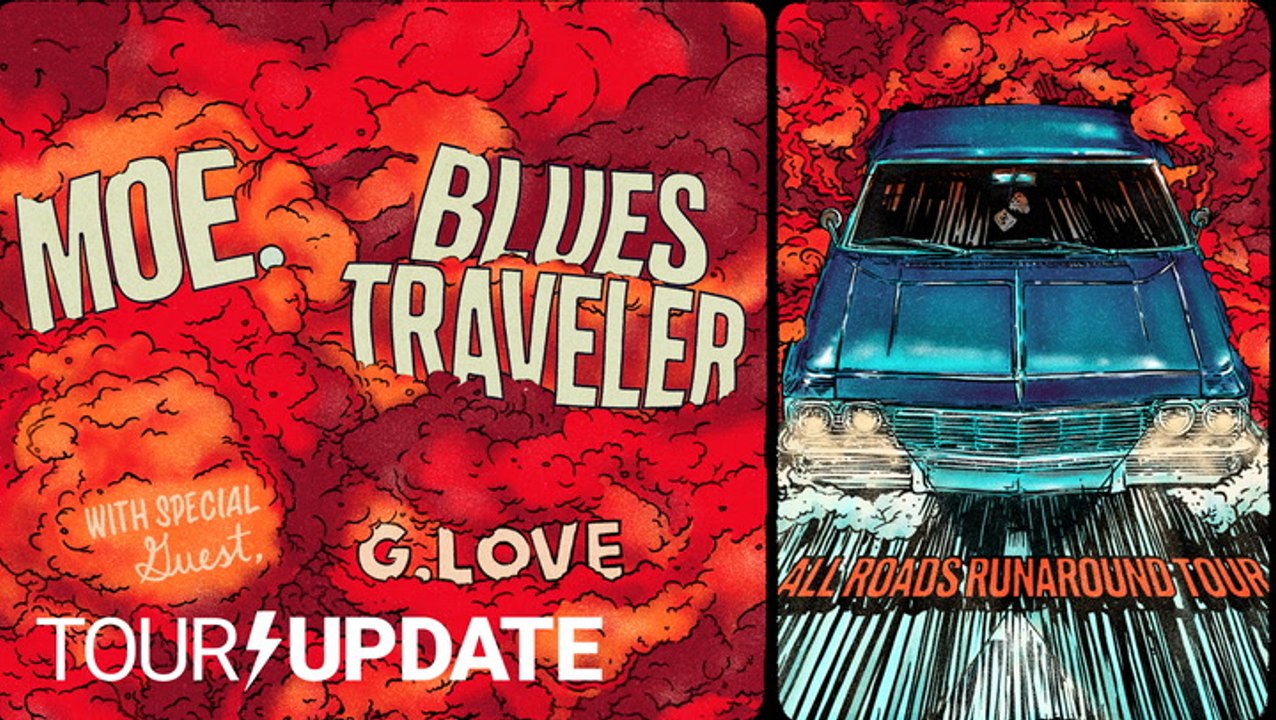 Blues Traveler and moe. Embark on Joint Trek - All Roads Runaround Tour