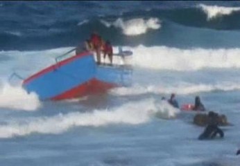 Naufragio en la costa italiana