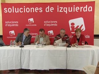 Presenta candidatura Jesús Iglesias de IU-Verdes