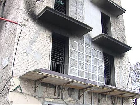 Once heridos en el incendio de un edificio.