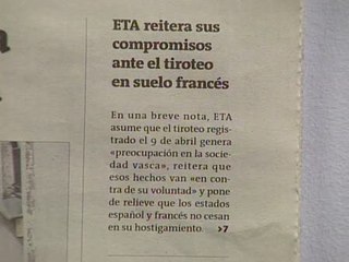 ETA dice que fue "en contra de su voluntad"