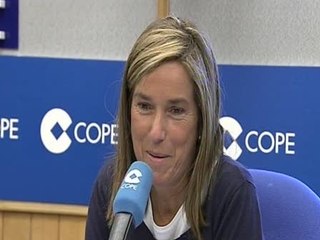 Ana Mato: "Quiero que gane el Real Madrid"