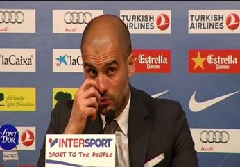 Guardiola: "No se puede dosificar contra el Real Madrid"
