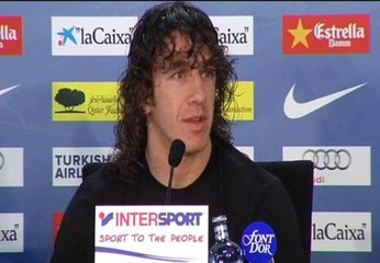 Puyol: "Nos sentimos con ganas. Es un reto"