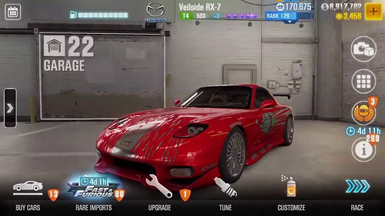 CSR Racing 2 | Upgrade and Tune | Mazda RX-7 VeilSide