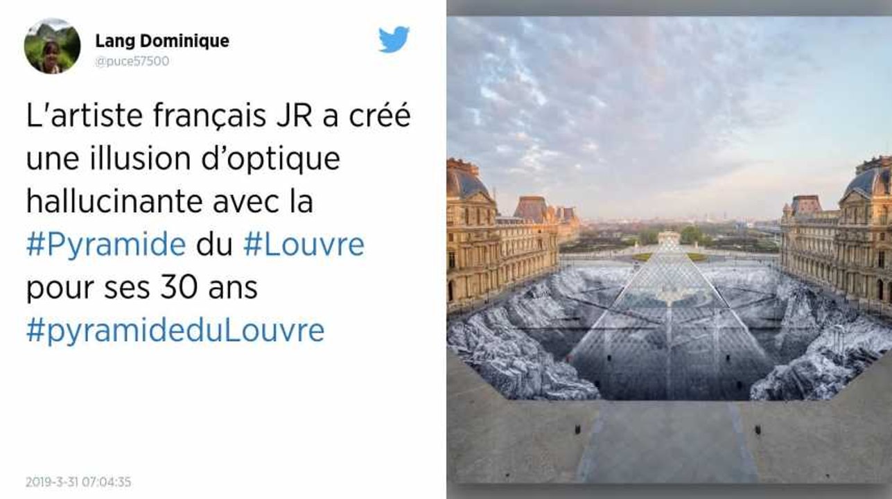 Pyramide du Louvre : l’artiste JR se défend apr...