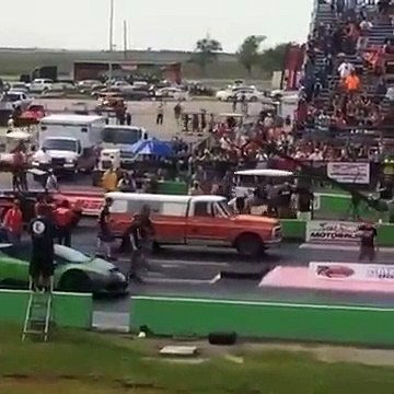 Quand un pick up met à l'amande une Lamborghini... Moteur sur-gonflé