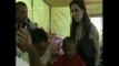 Angelina Jolie con los refugiados en Túnez