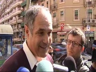 Zubizarreta: "Abidal está muy contento y animado"