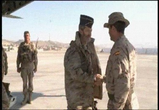 El JEMAD visita a las tropas españolas en Afganistán