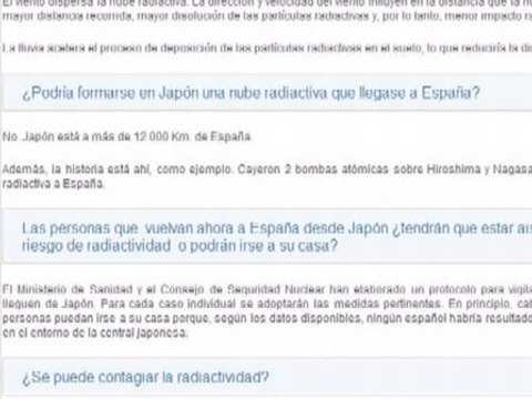 El Gobierno aclara dudas ante la alarma nuclear