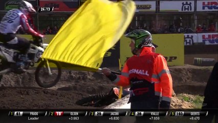 Tom Vialle Crash - MXGP of The Netherlands 2019