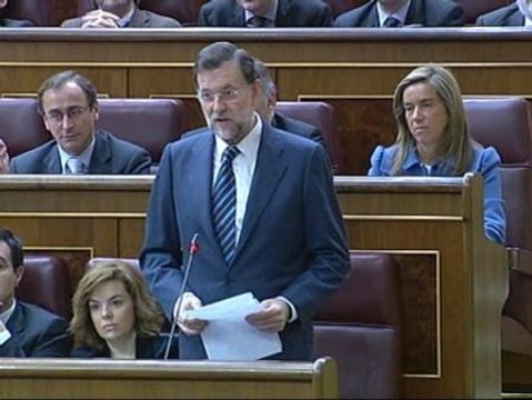 Rajoy a Zapatero: No sé por dónde ve usted la mejora económica