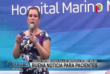 Essalud inaugura nueva sala de emergencia en hospital Molina de Comas