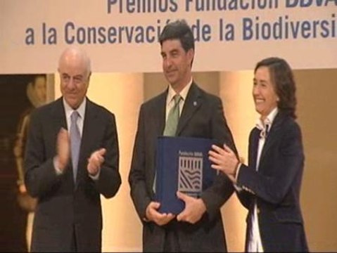 Rosa Aguilar preside la entrega de los premios Conservación de la Biodiversidad otorgados por la Fundación BBVA