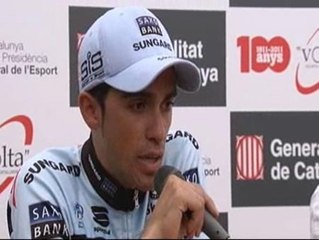 Contador: "No se trata de contestar o no contestar, lo que me gusta es competir"