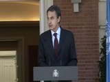Zapatero pide autorización al Congreso