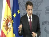 Zapatero se compromete a no bajar la guardia