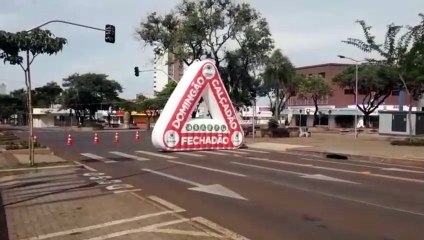 'Domingão-Calçadão-Fechadão' é realizado no Centro