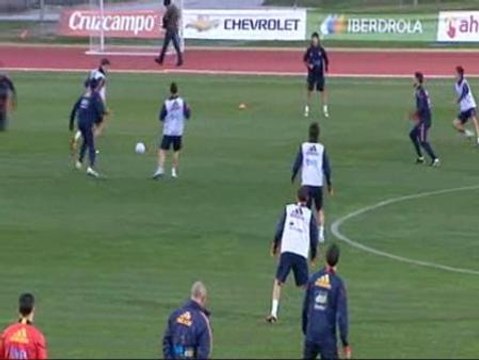 La selección se entrena en Las Rozas