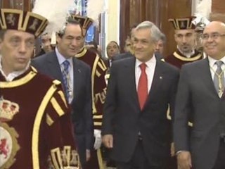 El presidente de Chile visita el Congreso