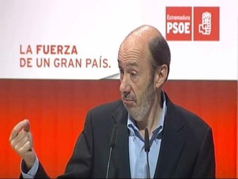 Rubalcaba: Tenemos tres objetivos: empleo, empelo y empleo