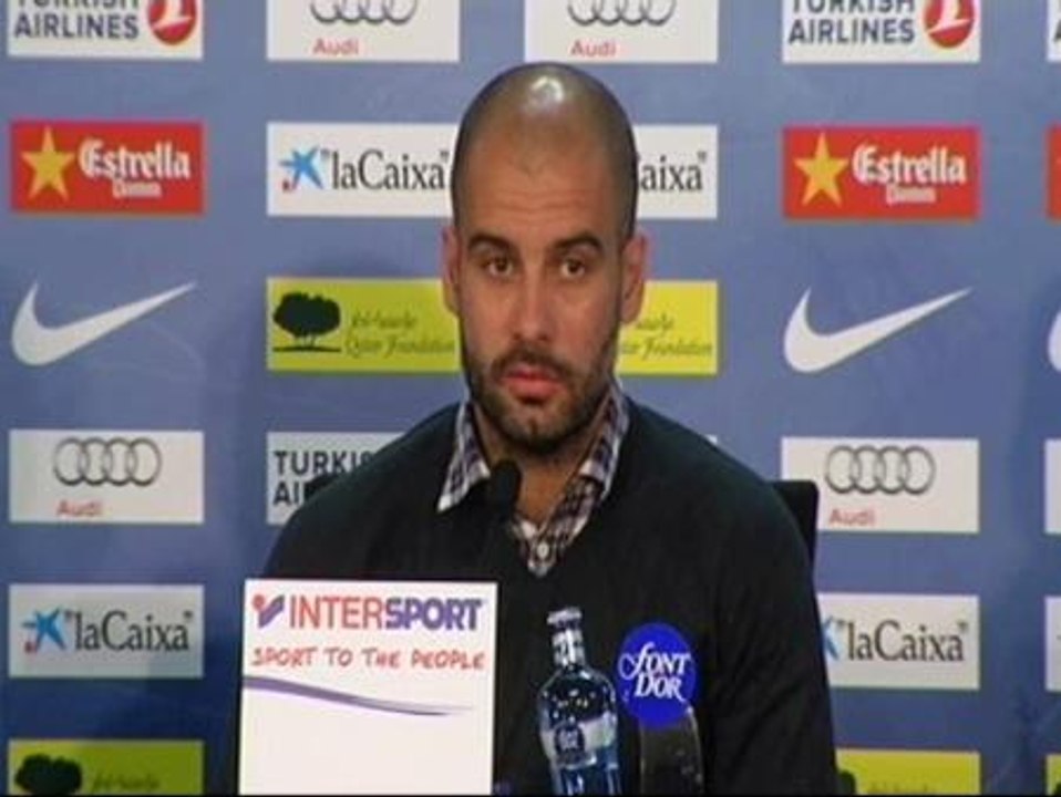 Guardiola: "Es obvio que no somos invencibles"