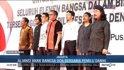 Aliansi Anak Bangsa Gelar Doa Bersama untuk Pemilu Damai