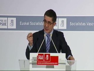 Patxi López: "Si la justicia decide que Sortu es legal será una muy buena noticia"