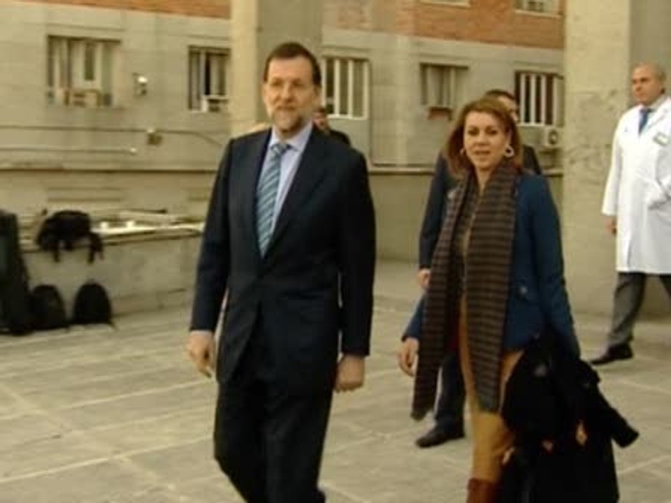 Aguirre recibe la visita de sus compañeros