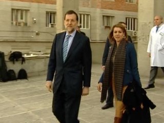 Aguirre recibe la visita de sus compañeros