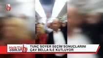 İzmir'den zafer görüntüleri... Tunç Soyer seçim sonuçlarını Çav Bella ile kutluyor
