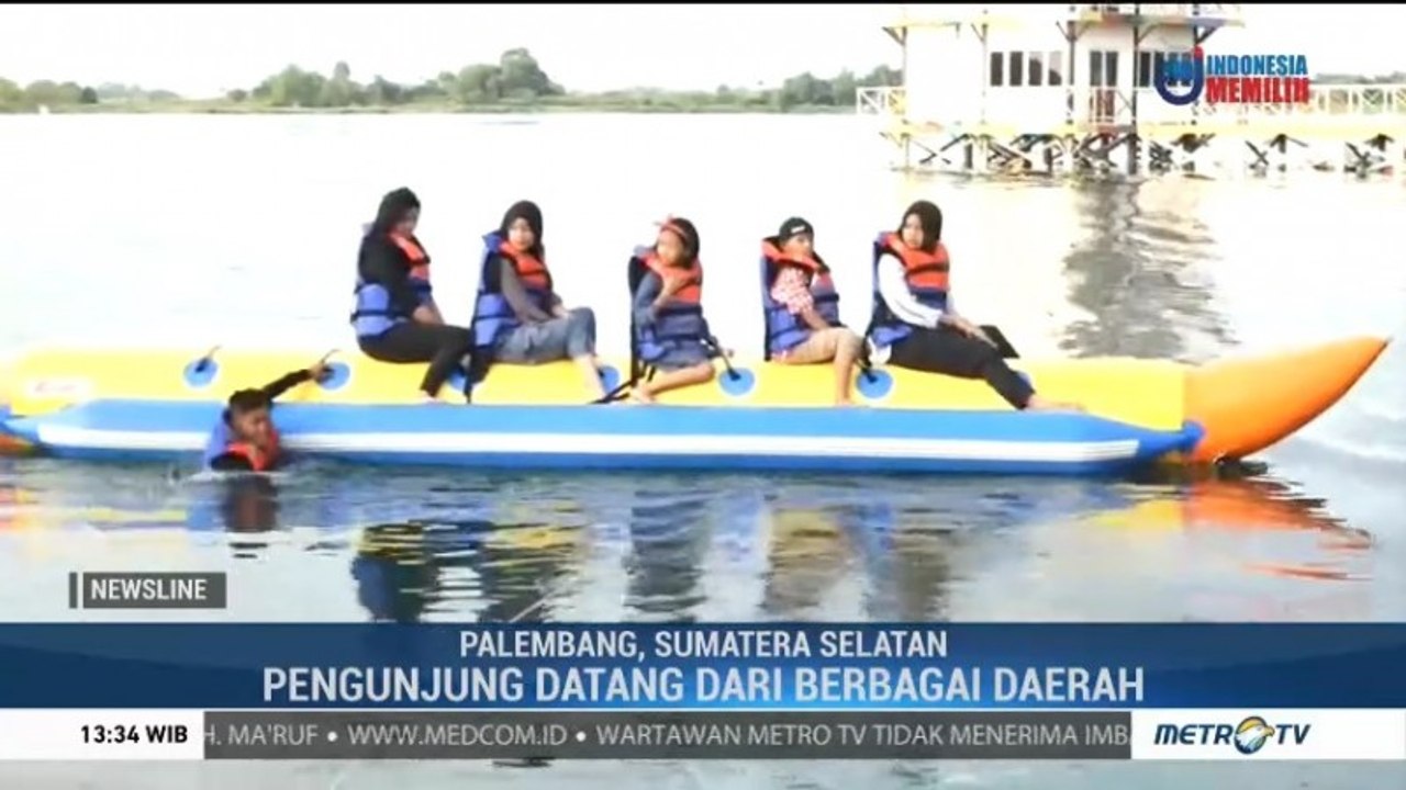 Mencoba Wisata Air di Jakabaring Sport City