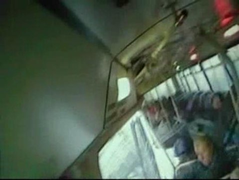 Impresionantes imágenes de un accidente de autobús