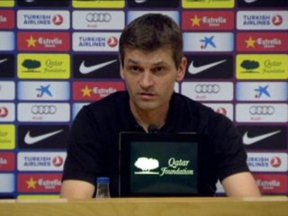 Vilanova destaca la segunda mitad del partido