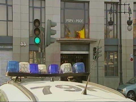 Ataque a la sede del PSOE de Valencia