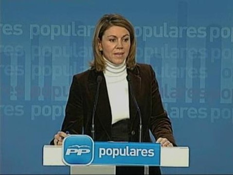 Cospedal: La opinión de Aguirre sobre Cascos no es la mía ni la del PP