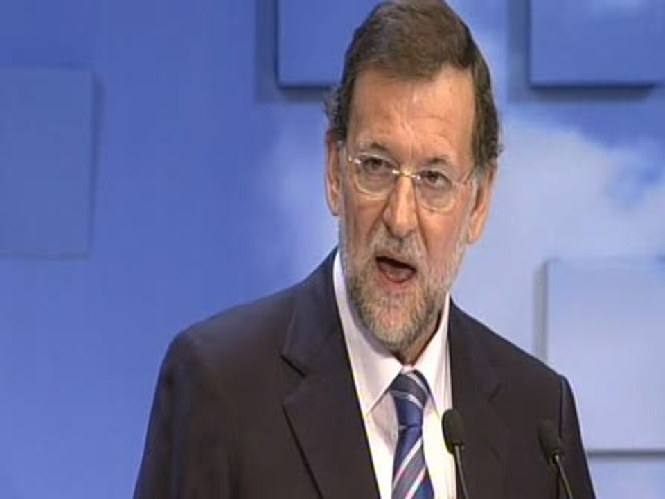 Rajoy considera que los españoles tienen "sed de urnas"