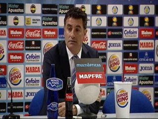Míchel: "La derrota es justa, pero excesiva"