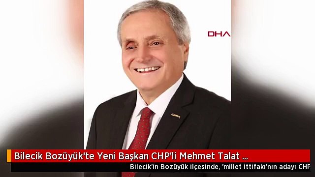 Bilecik Bozüyük'te Yeni Başkan CHP'li Mehmet Talat Bakkalcıoğlu