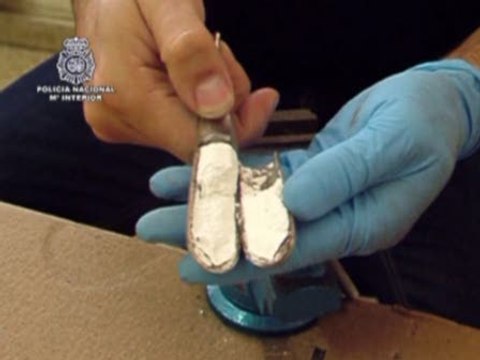 Cocaína en el interior de plátanos y punzones